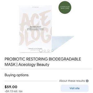 4 Aceology Masks set